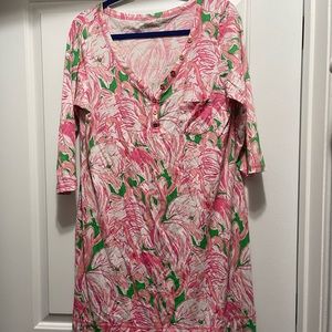 Lilly Pulitzer 3/4 Sleeve Dress with buttons